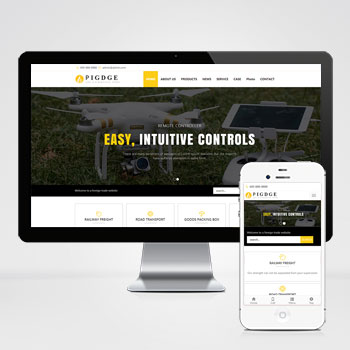 (自適應手機端)響應式五金電器出口英文外貿類網站pbootc