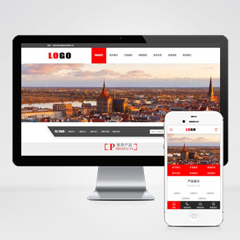 (PC+WAP)紅色風格化學化工網站模板 企業通用網站源碼下載