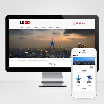 調節閥門氣動球閥網站源碼+自適應手機端